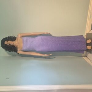 Purple Ombré Maxi Dress